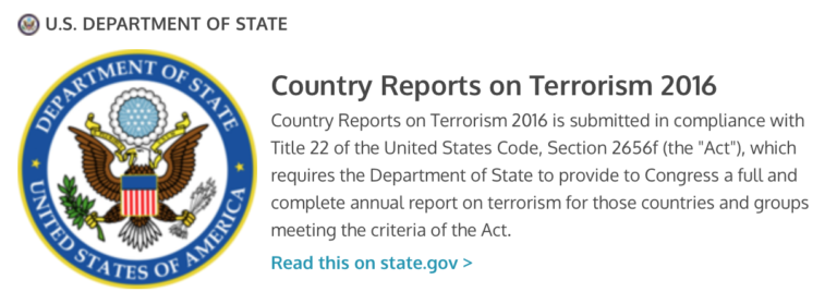 congressional research service reports on terrorism